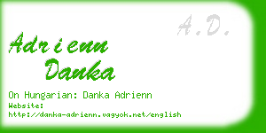 adrienn danka business card